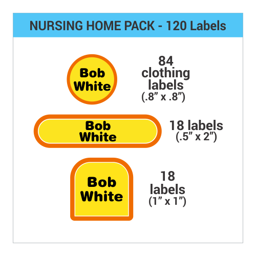 Nursing Home Labels Clothing Labels for Nursing Home