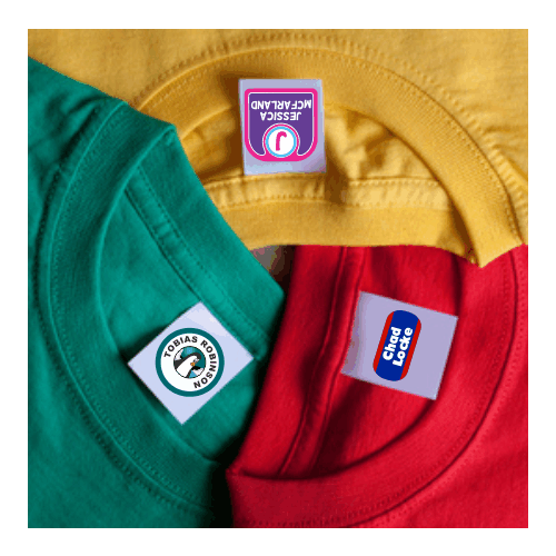 self adhesive clothing labels custom brand woven shoe